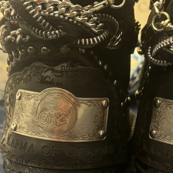 Karma of Charme Italian leather boho boots ~ 40 - Picture 9 of 13